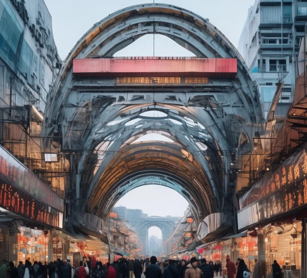 哈尔滨经济中心，商贸城为城市经济注入新活力