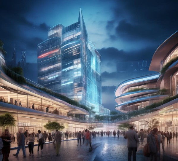 镇商贸中心，连接未来，成就经济发展